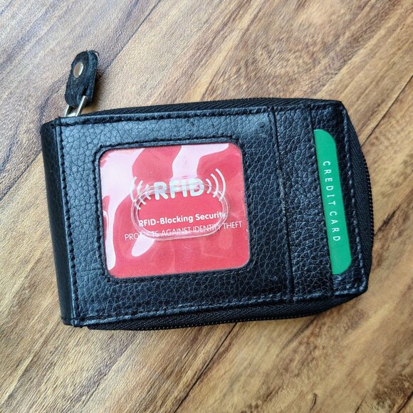 Genuine Leather Palm Wallet for Women with RFID Blocking - Picture 2 of 15